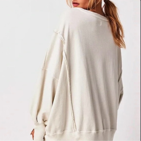 We The Free Camden Sweatshirt In Grey Opal - Picture 2 of 8